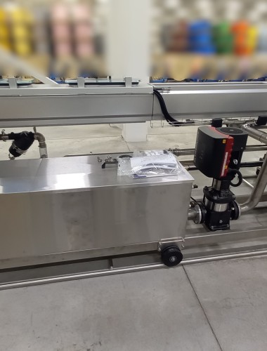 Reconstruction of cooling baths on the production line